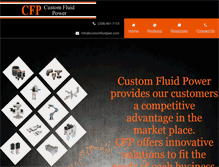 Tablet Screenshot of customfluidpwr.com